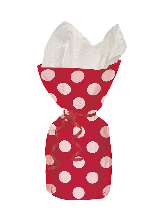 يونيك طقم أكياس سيلوفان بنقشة منقطة، مكون من 20 قطعة 11 x 5بوصة - Image 2