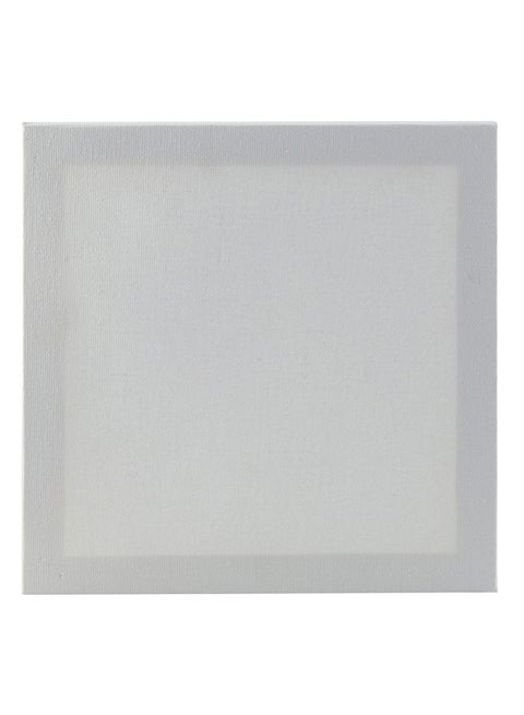 لوحة رسم كانفاس من القطن مقاس 20×20 سم أبيض