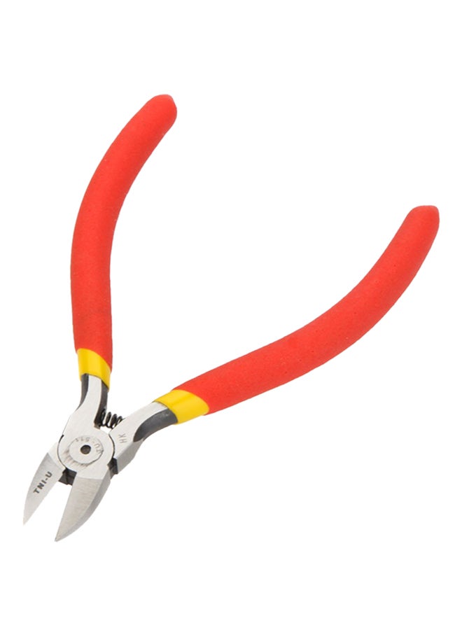 TNI-U Mini Diagonal Side Cutting Plier Red/Yellow/Silver 5inch  - Image 1
