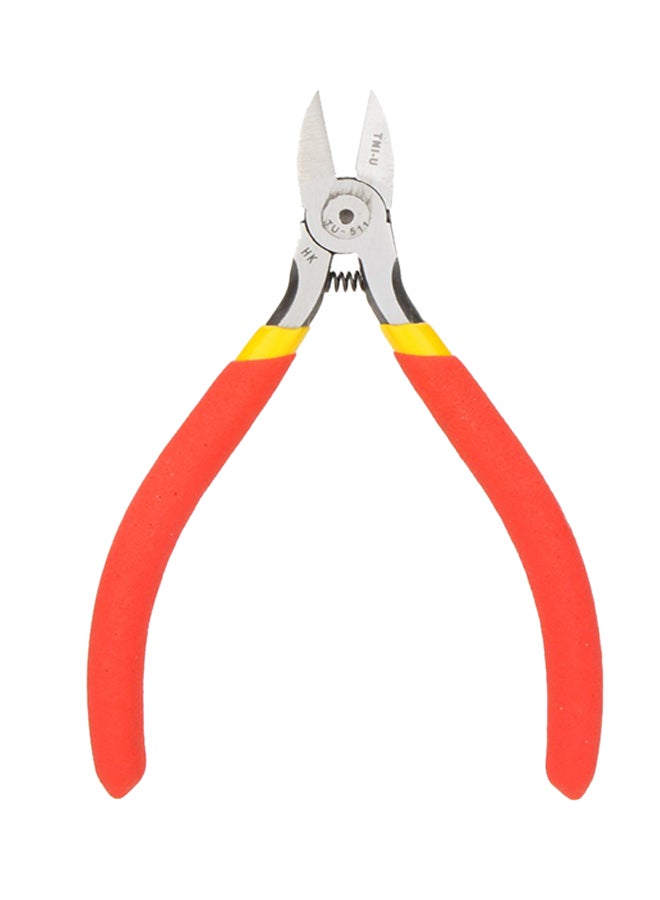 TNI-U Mini Diagonal Side Cutting Plier Red/Yellow/Silver 5inch  - Image 3
