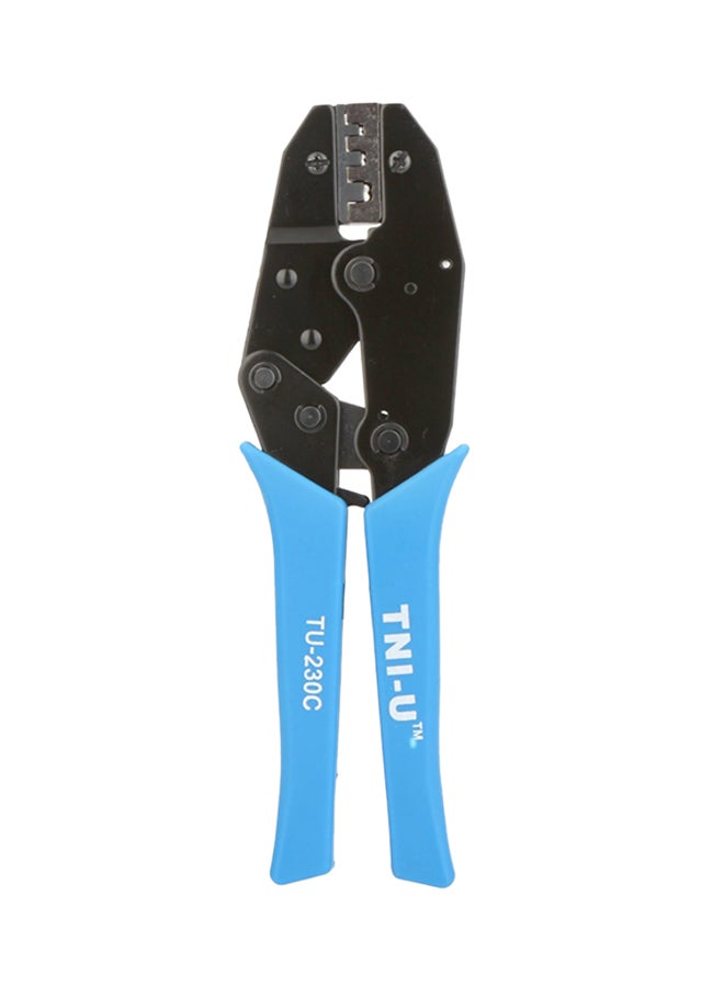 TNI-U Locking Ratchet Crimping Press Plier Blue/Black 8.5inch  - Image 1