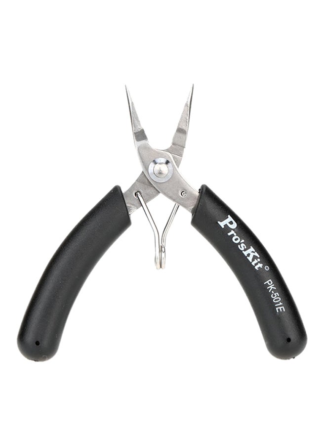 Anti-Corrosion Needle Nose Plier Black/Silver 10cm