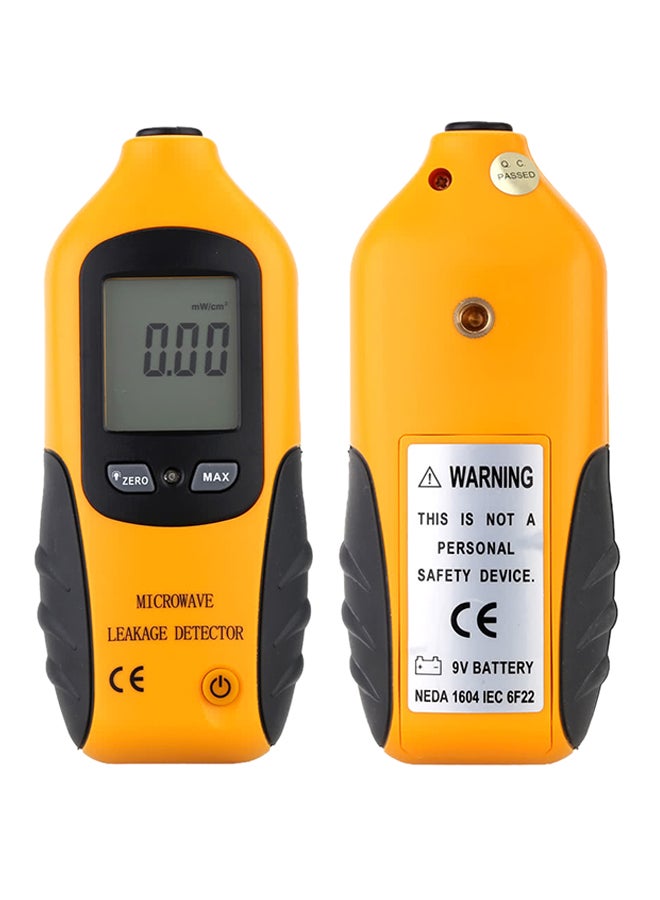 Generic Digital LCD Microwave Leakage  Detector Black/Yellow 12.5x5x3centimeter  - Image 3
