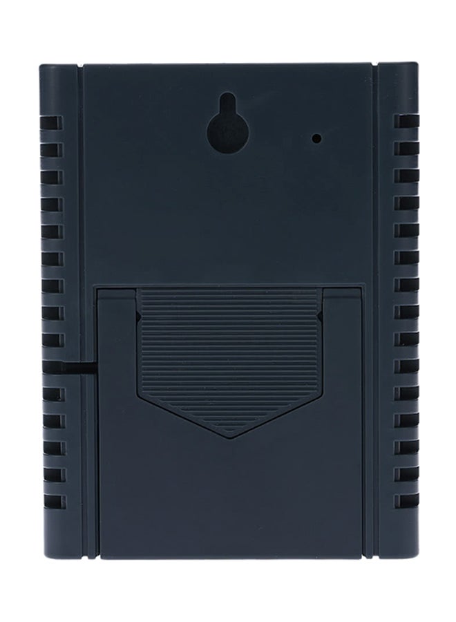 ميزان حرارة رقمي بشاشة LCD للأماكن المغلقة والمفتوحة رمادي - Image 2