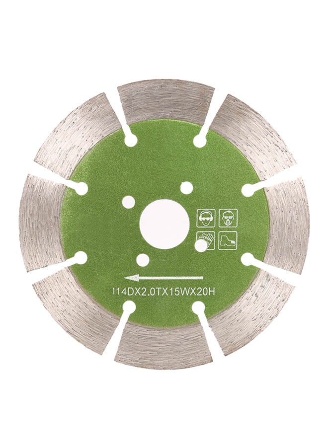 8 Cooling Holes Diamond Cutting Disc Saw Blade Green - Image 1