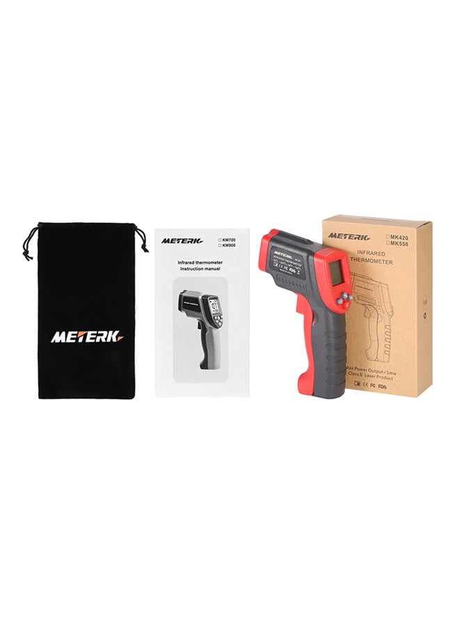 Meterk Mini Handheld Non-Contact Digital LCD IR Infrared Thermometer Red & Grey 17x9.5x4.5cm  - Image 4