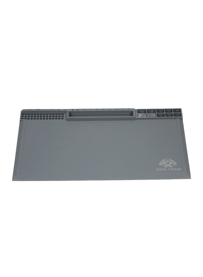 Heat Insulation Silicone Pad Grey 21x19x5cm - Image 1