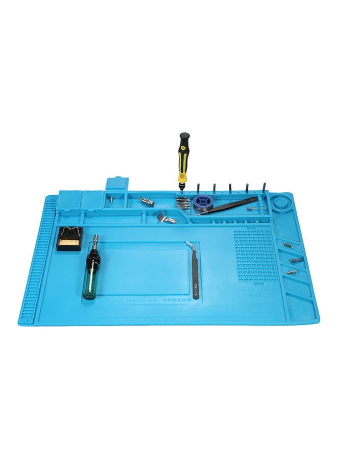 Heat Insulation Silicone Pad Blue - Image 3