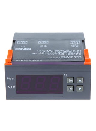 Digital Temperature Controller Thermocouple Grey 8.5x7.5x3.5cm - v1550124220/N20979728A_1