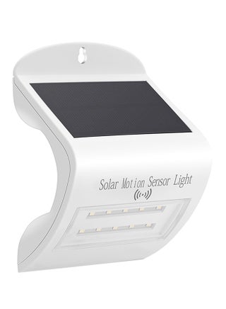 Solar Powered LED Radar Motion Smart Sensor Light White 13.8x10x16.9cm - v1550124226/N20979747A_1