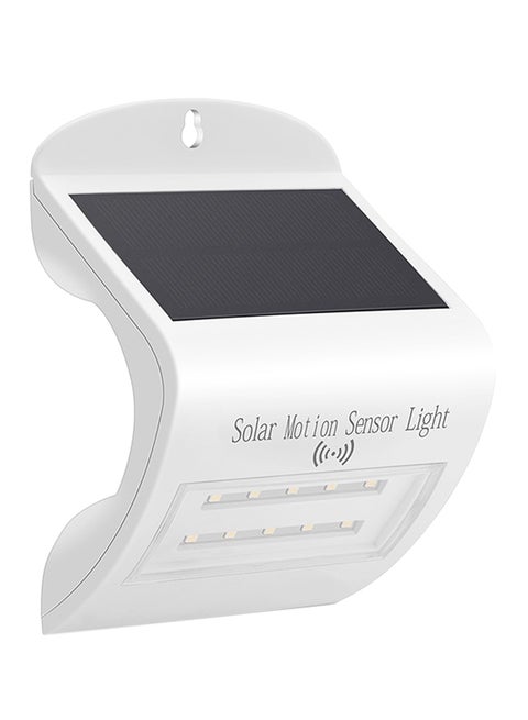 Solar Powered LED Radar Motion Smart Sensor Light White 13.8x10x16.9cm