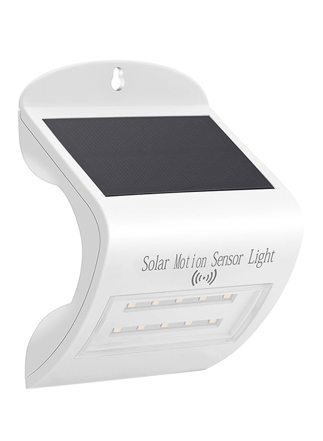 Solar Powered LED Radar Motion Smart Sensor Light White 13.8x10x16.9cm