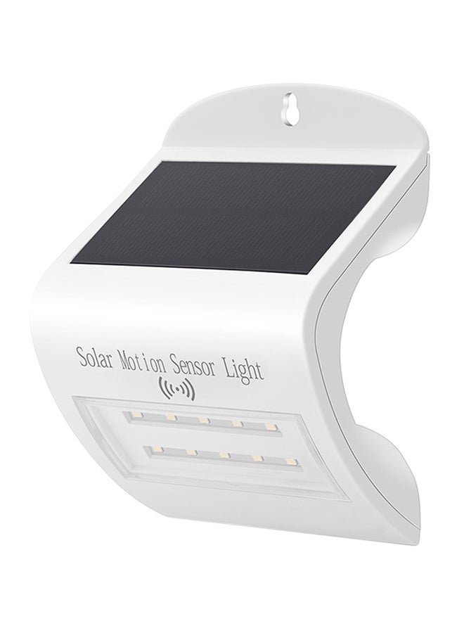 Solar Powered LED Radar Motion Smart Sensor Light White 13.8x10x16.9cm