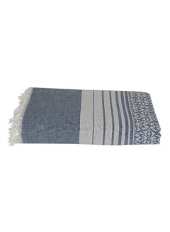 Ecocotton Li̇na Peshtamal Bed Cover Cotton Blue 200x230centimeter 