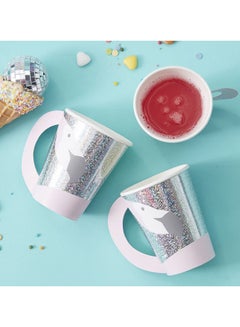 Ginger Ray 8-Piece Flamingo Designed Cups GV-918 33cm  - Image 2