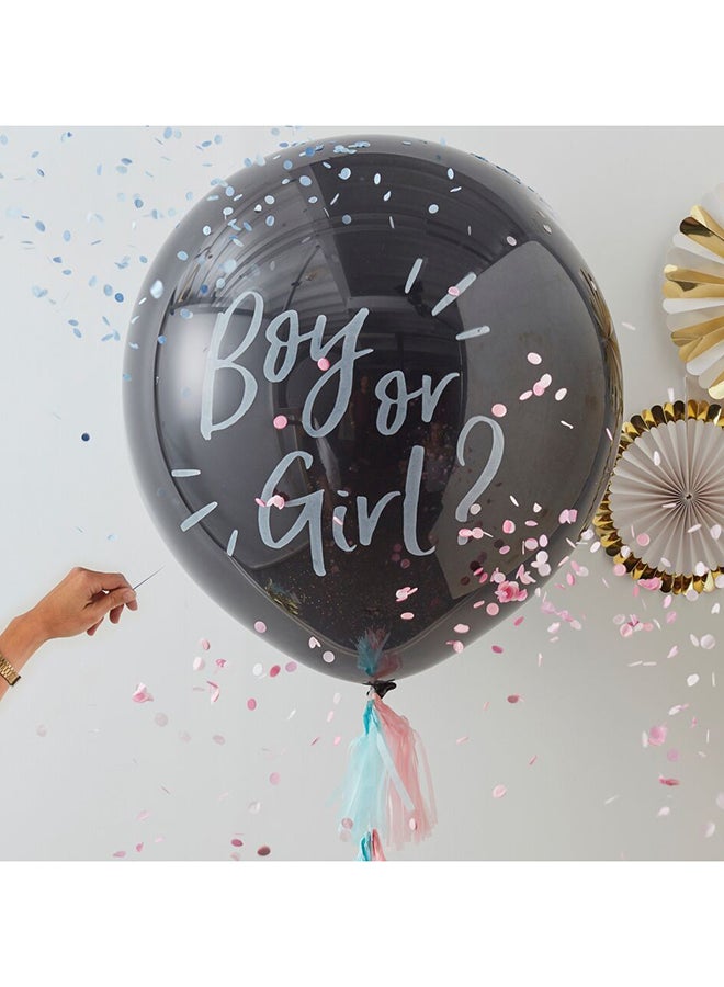 Ginger Ray - Gender Reveal Boy Or Girl Balloon OB-115 - Image 1