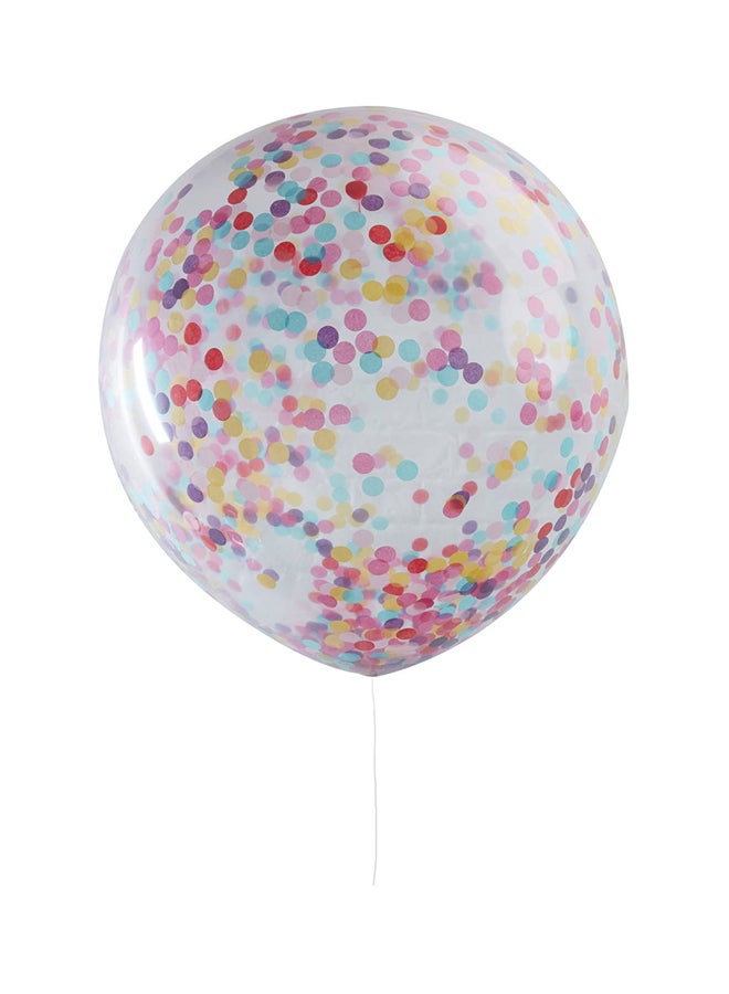 Ginger Ray 3-Piece Confetti Balloons Set 23cm - Image 1