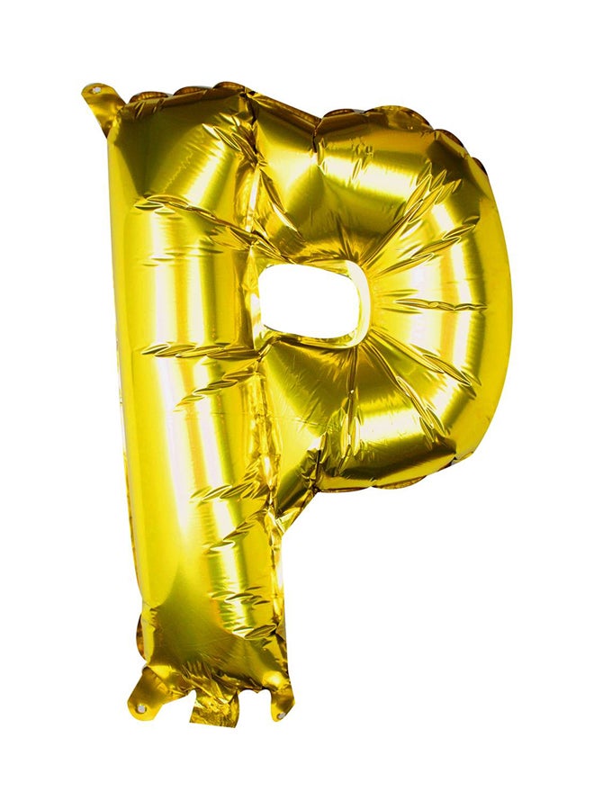 جينجر راي بالون بيك آند ميكس بتصميم حرف "P" 16بوصة - Image 1