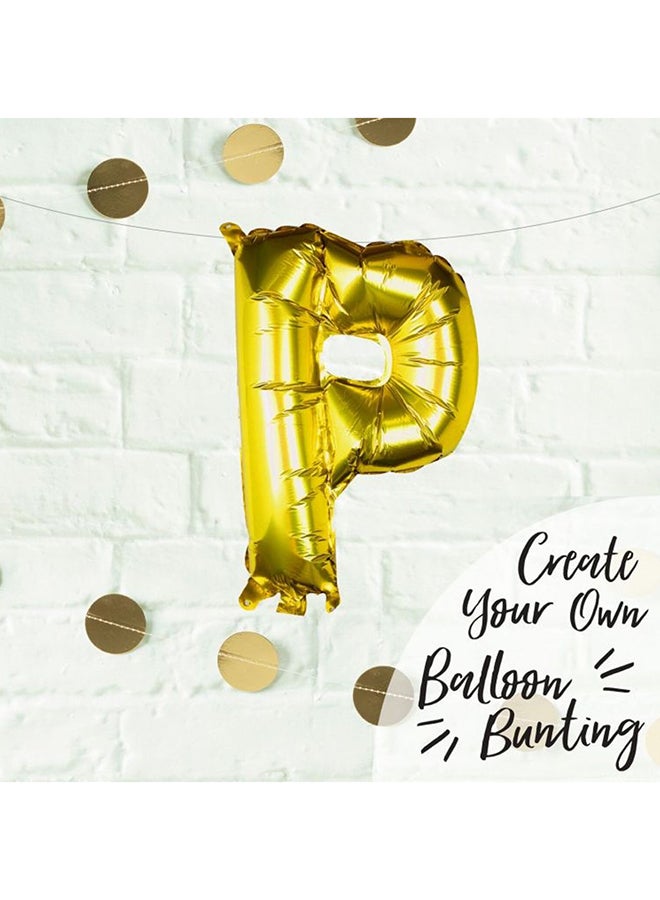 جينجر راي بالون بيك آند ميكس بتصميم حرف "P" 16بوصة - Image 2