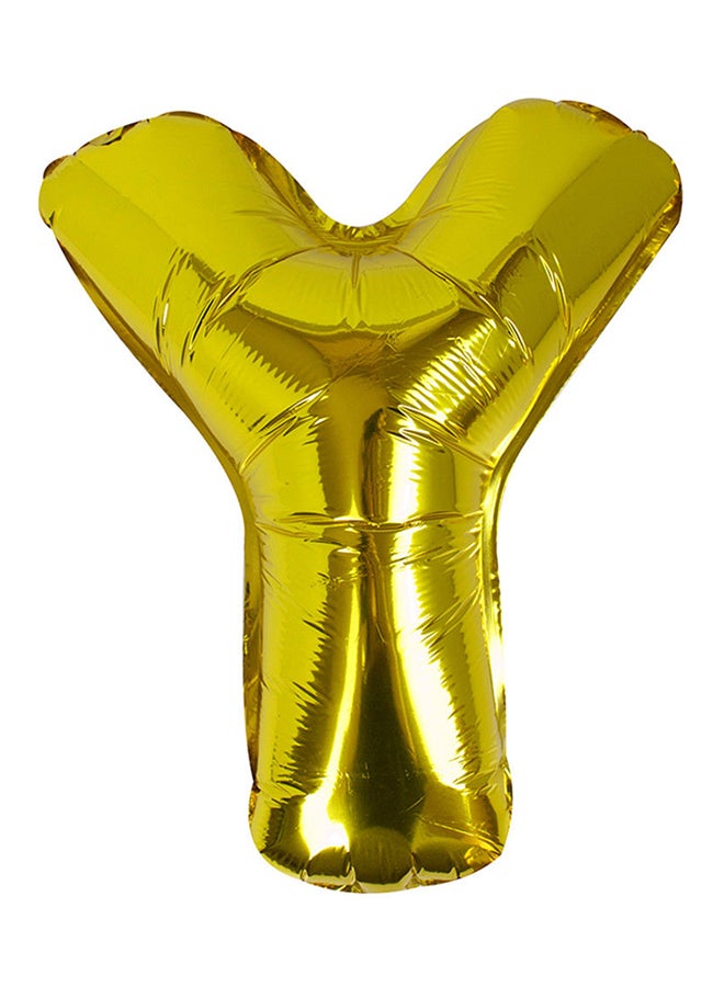 Ginger Ray 16-Inch Foil Letter Y Balloon 23cm - Image 1