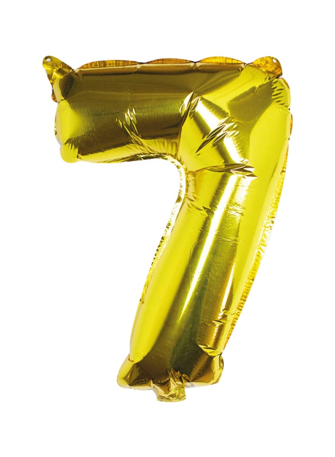 Ginger Ray 16-Inch Foil Number 7 Balloon 2meter - Image 1