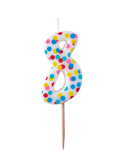 8-Numbered Decorative Candle