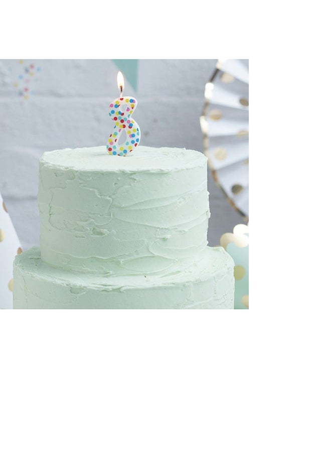 8-Numbered Decorative Candle