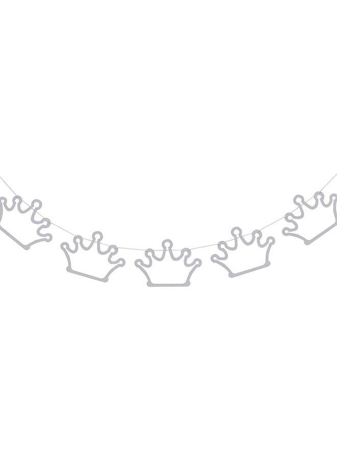 Ginger Ray Princess Glitter Bunting 22 x 22cm - Image 1