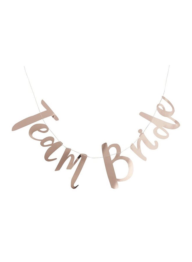Ginger Ray Team Bride Bunting Banner - Image 1