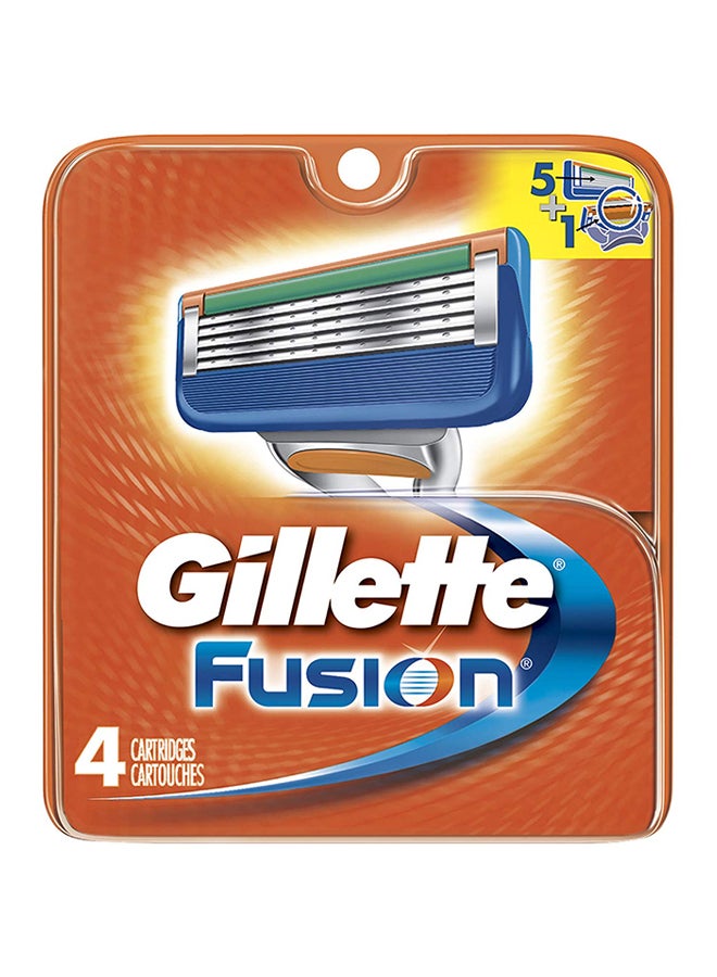 Gillette Fusion  Razor Blades Orange/Silver - Image 1