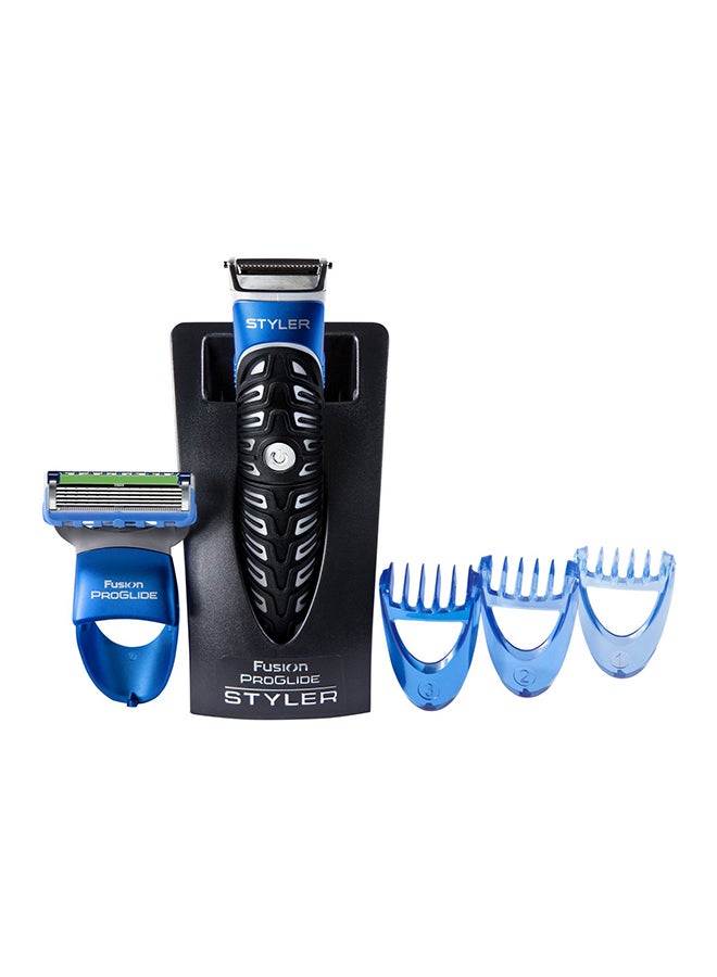 ماكينة حلاقة متعددة الاستعمالات 3 في واحد أسود/أزرق - Image 1