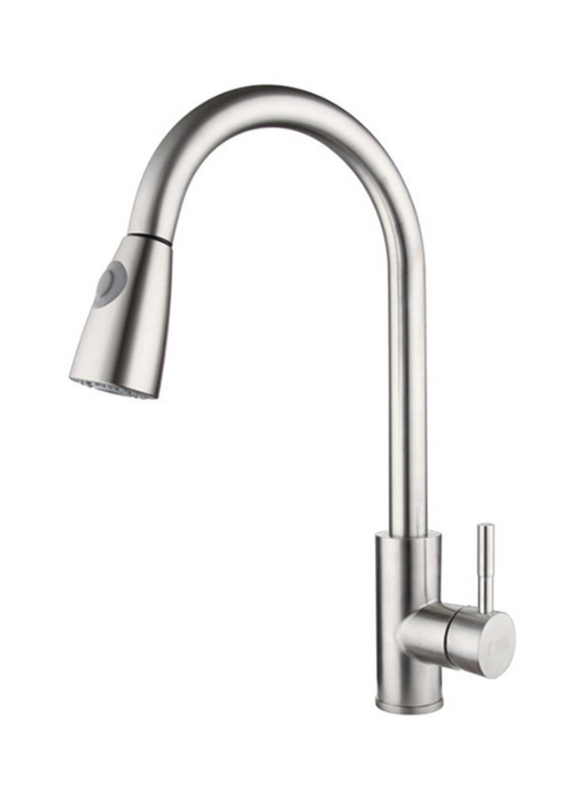 360 Degree Swivel Water Mixer Tap Handle Silver 1.55kg - Image 1