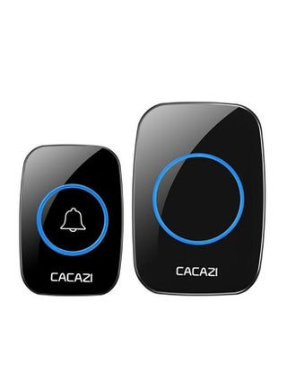 Waterproof Wireless Doorbell Black 0.15kg - v1550141507/N20781402A_1