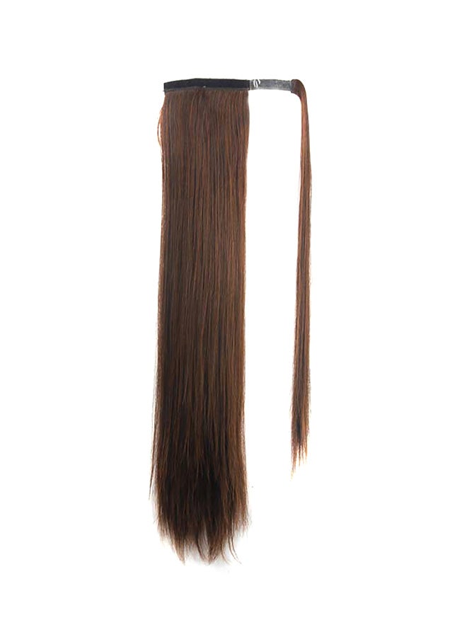 شاربدو باروكة شعر مستعار بتصفيف مستقيم طويل بني 61سم