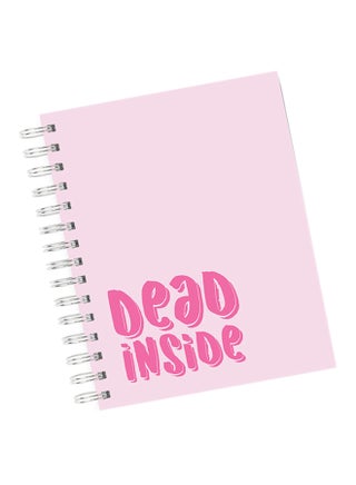 A4 Dead Inside Notebook Pink - v1550142071/N20970317A_1