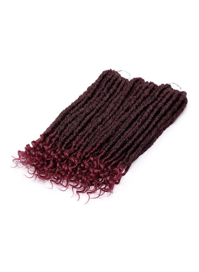 Sharpdo Sythetic Dreadlock Wig Red 41cm - Image 3