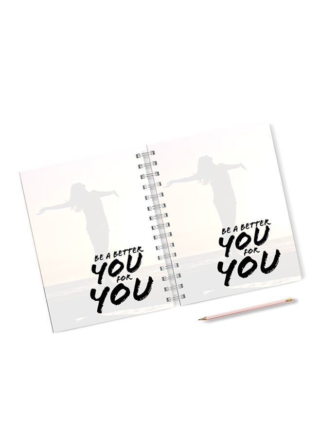 A4 Be A Better You For You Notebook Multicolour