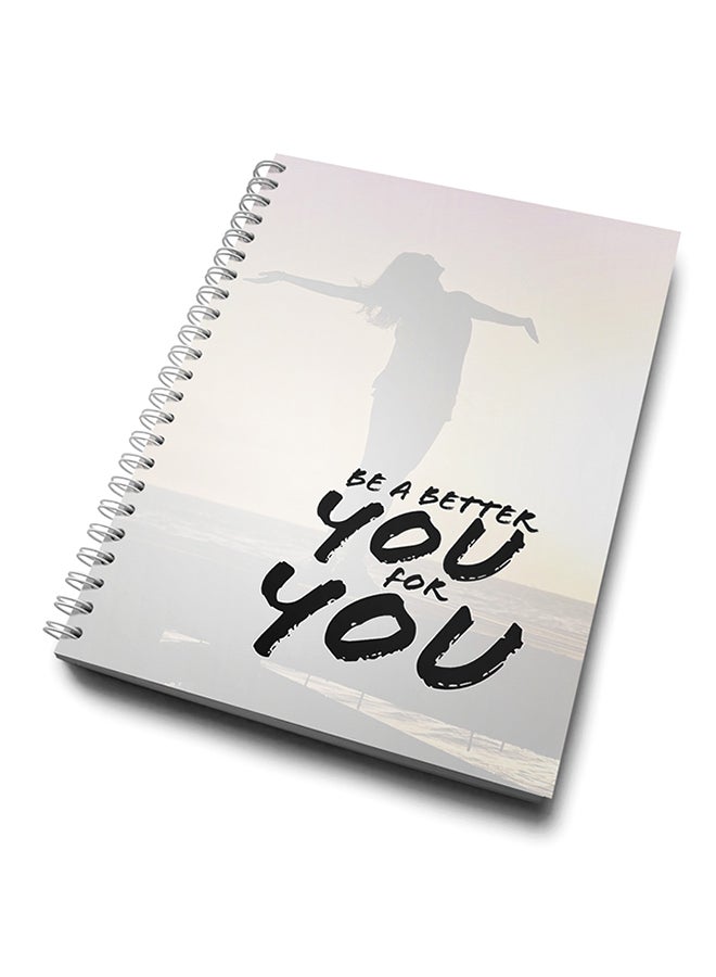 A4 Be A Better You For You Notebook Multicolour