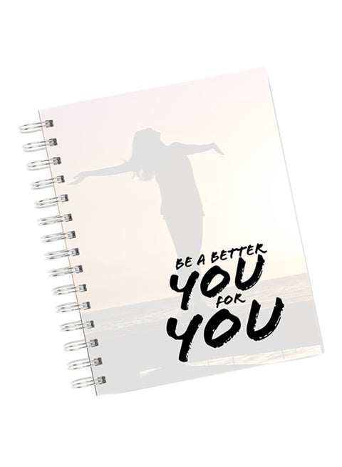 A4 Be A Better You For You Notebook Multicolour