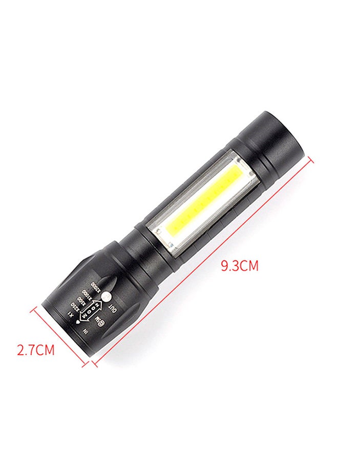 EHOME - Multi-Functional USB Rechargeable COB LED Flashlight Torch 0.05kg 0.05kg - Image 1