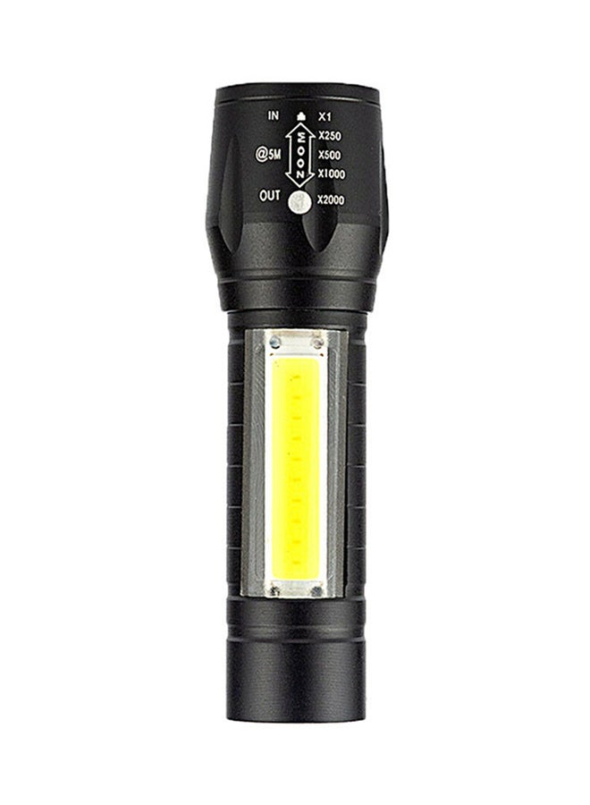 EHOME - Multi-Functional USB Rechargeable COB LED Flashlight Torch 0.05kg 0.05kg - Image 1