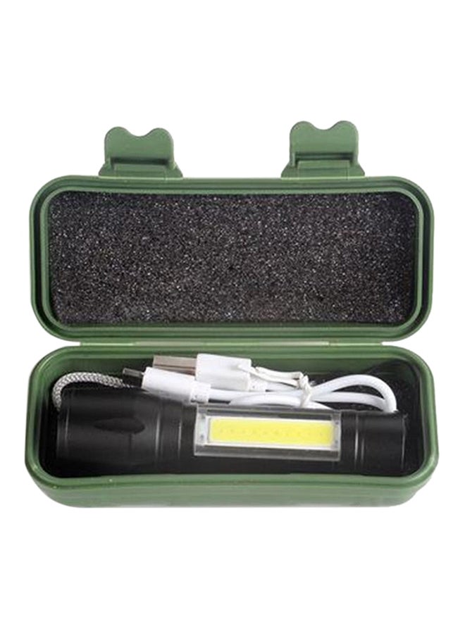 EHOME - Multi-Functional USB Rechargeable COB LED Flashlight Torch 0.05kg 0.05kg - Image 1