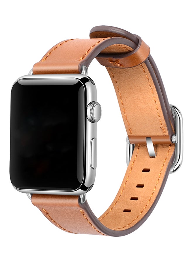 Umiwin Replacement Band For Apple Watch 42 mm Brown  - Image 3