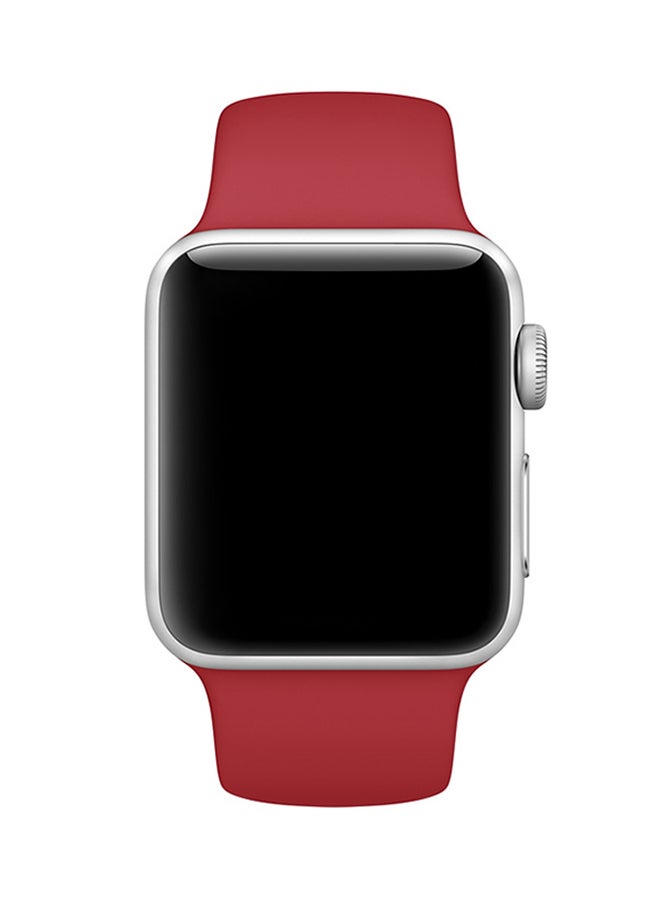 Replacement Band For Apple Watch Series 4 42/44 mm Wine Red
