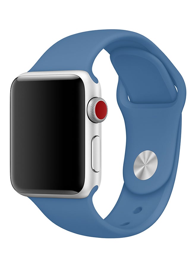 Umiwin - Replacement Band For Apple Watch Series 4 42/44 mm Denim Blue - Image 1