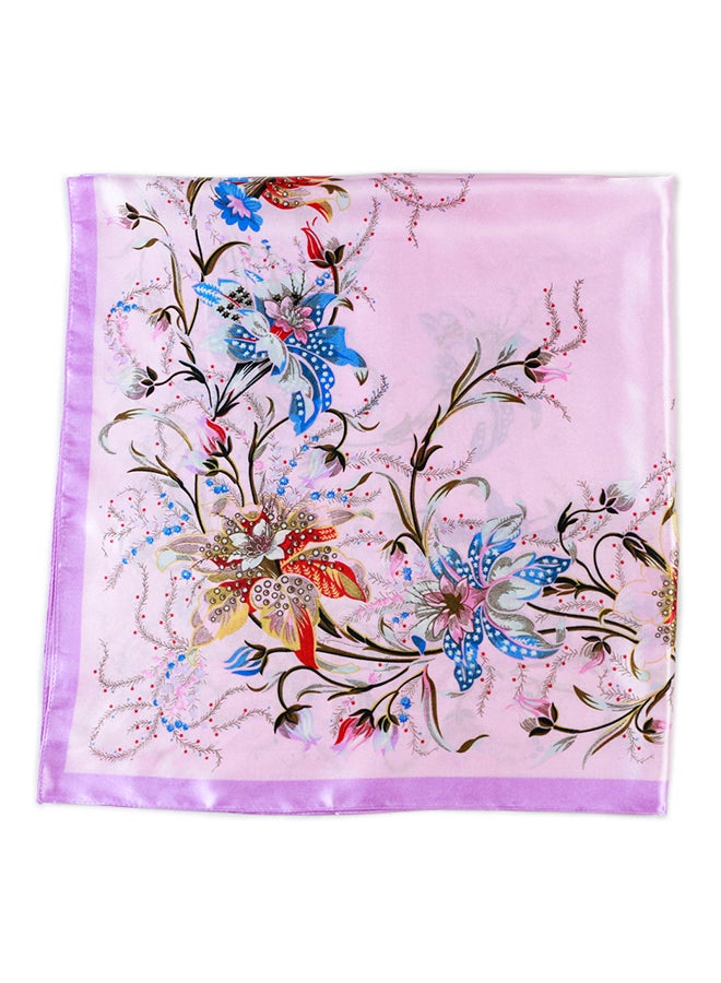 شاربدو وشاح مطبوع بنقشة الزهور - Image 1