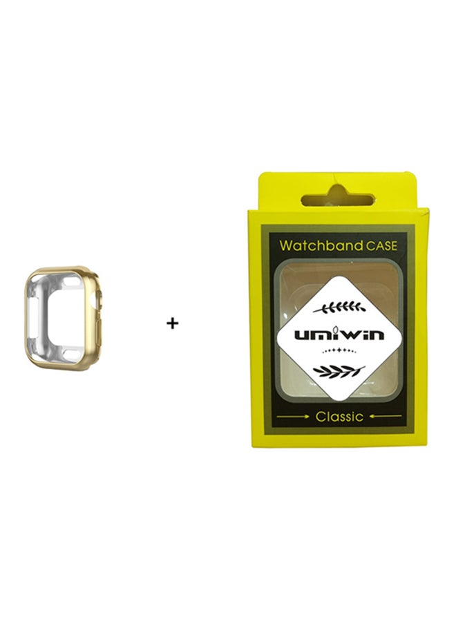 Umiwin Protective Cover Shell For Apple Watch Series 4 44mm Gold - Image 4