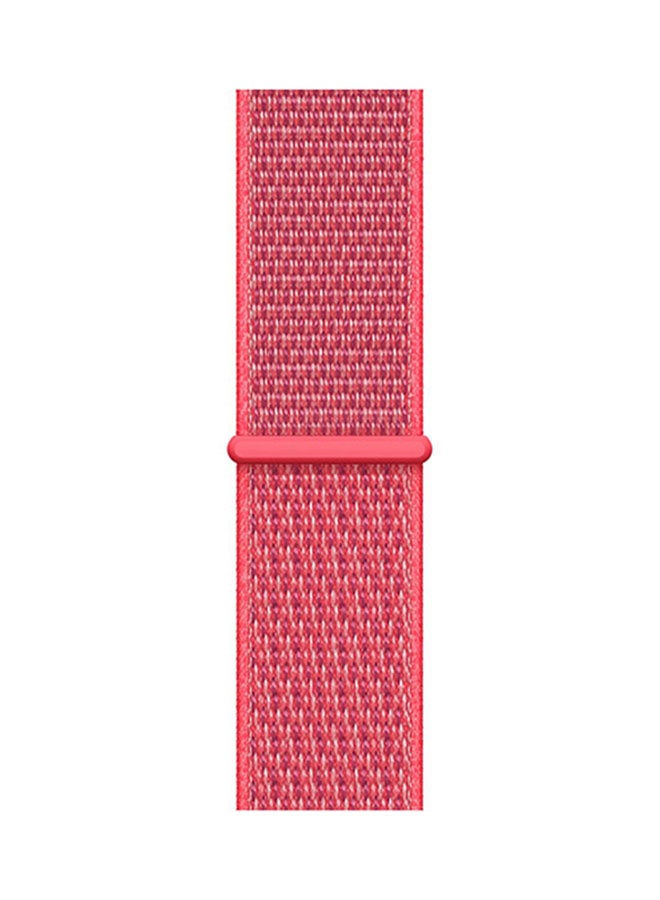 Umiwin Replacement Loop Band for Apple iWatch Series 4 44 mm Red/Pink  - Image 3
