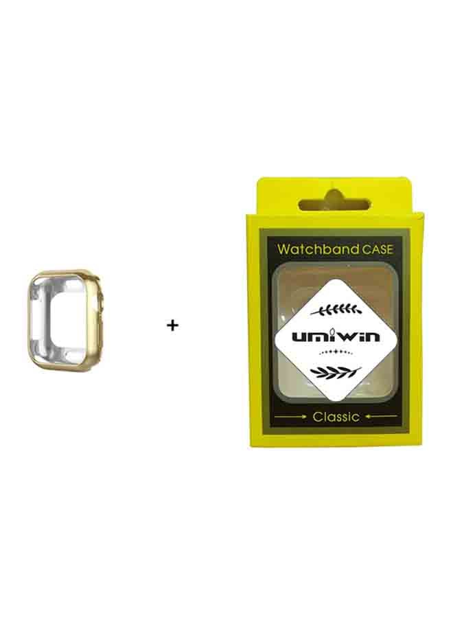 Umiwin Protective Cover Shell For Apple Watch Series 4 44mm Gold - Image 4