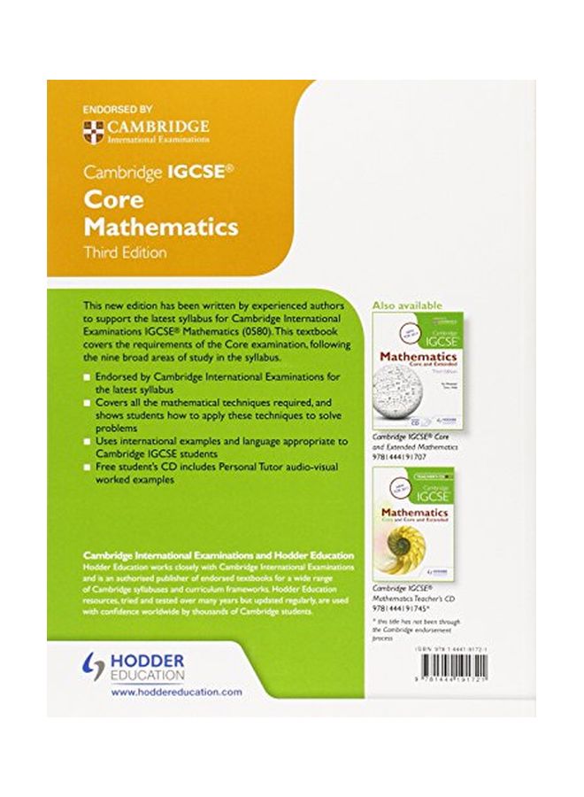 الرياضيات: IGCSE Core